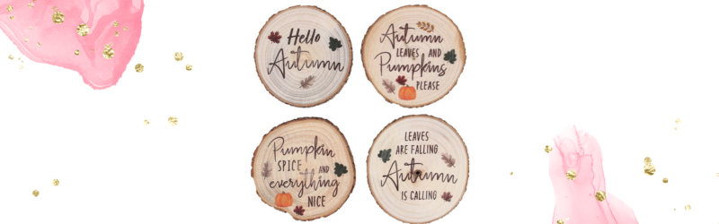Autumnal Coasters Something Different Blog Banner